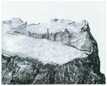 Rocky Mountains, Edition »Landschaften«, Radierung, 1978