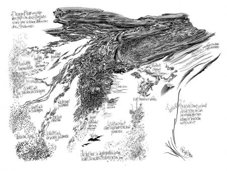 Gezeichnete Einleitung zur Phsiognomia Arborum, 1987